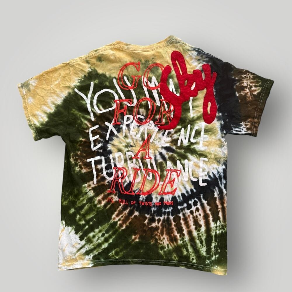 DOVER STREET MARKET NEW YORK x Travis Scott Astroworld Tie-Dye Graphic T-Shirt - Picture 2 of 8